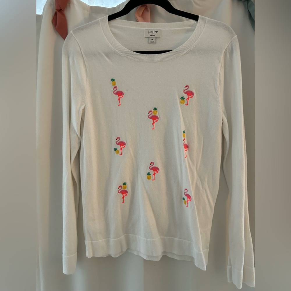J. Crew Cream Teddie Knit